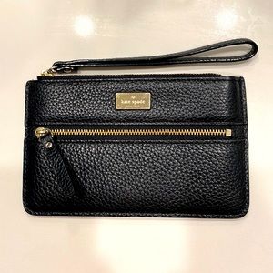 Kate Spade Black Wristlet